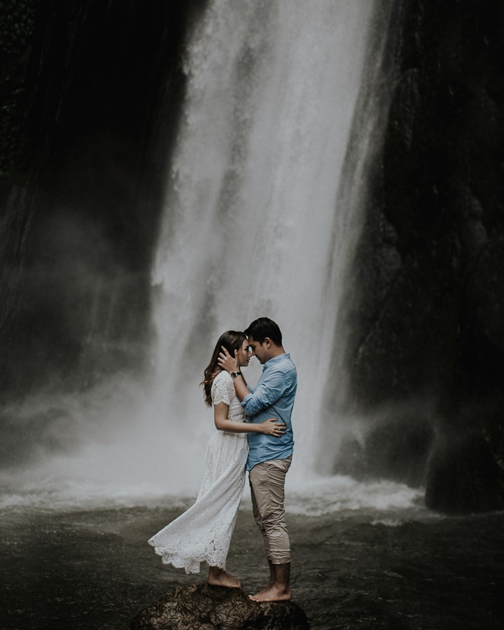 Air terjun Menjadi Saksi Cinta Rizky Alatas dan Adzana