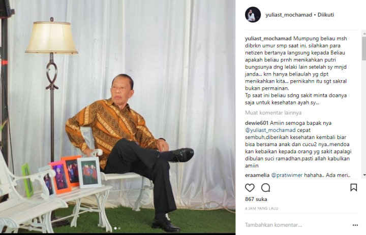Yulia Muhammad Bantah Nikahi Opick