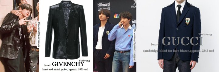 V BTS Kenakan Dua Outer dengan Harga Fantastis