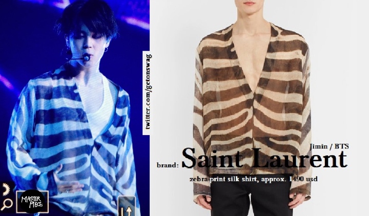 Jimin Tampil Seksi dengan Busana Mahal Tranparan Ini
