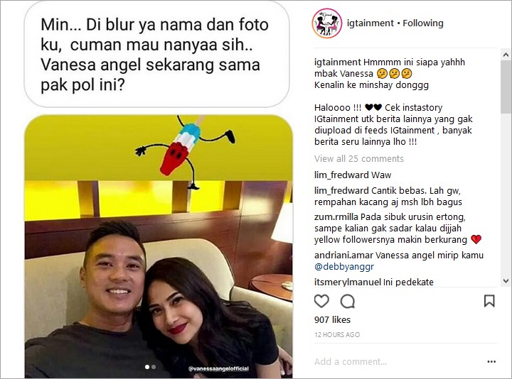 Kepergok Bareng Polisi Ganteng, Netter Pertanyakan Status Vanessa Angel dengan Pacar Bule