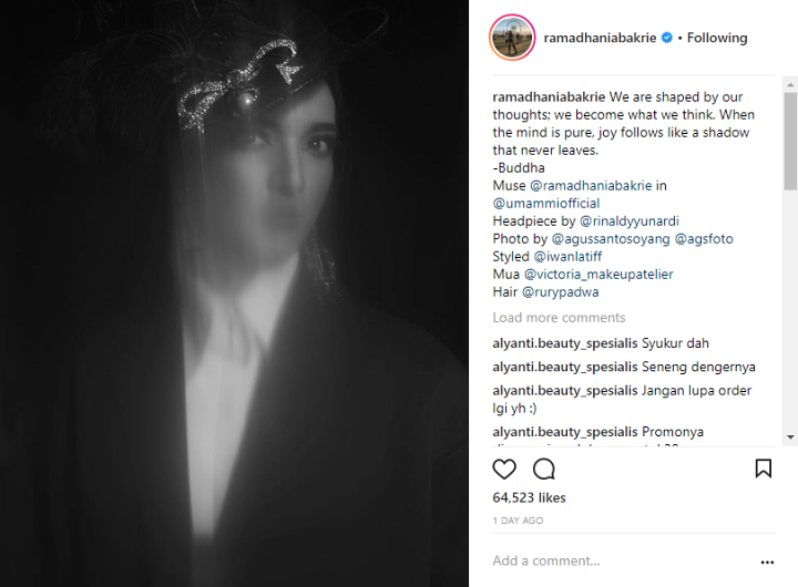 Nia Ramadhani Mirip Mendiang Lady Diana