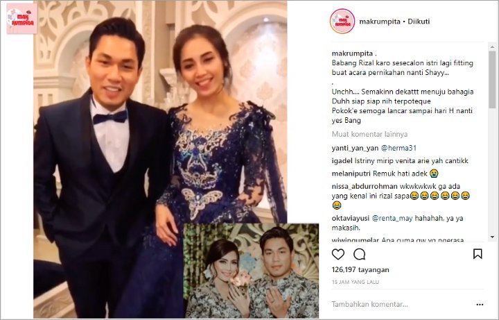 Rizal Armada dan Monica Imas