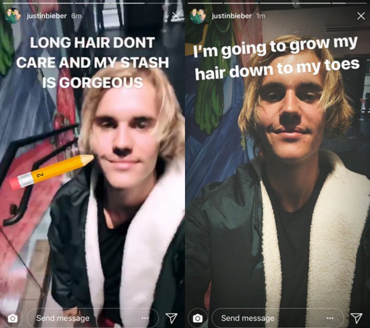 Justin Bieber ingin panjangkan rambut sampai jari kaki
