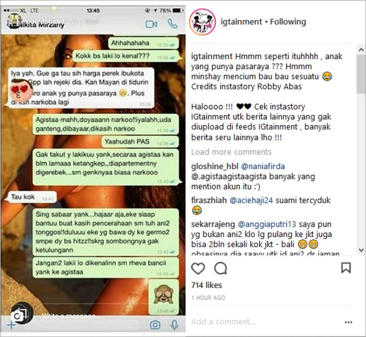 Nikita Mirzani Curhat ke Robby Abbas