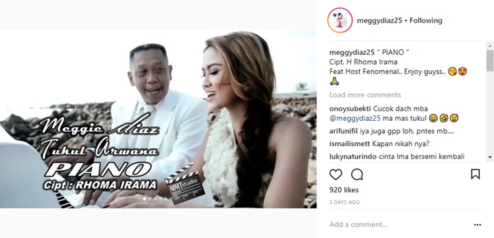 Tukul dan Meggy Diaz Didoakan Berjodoh