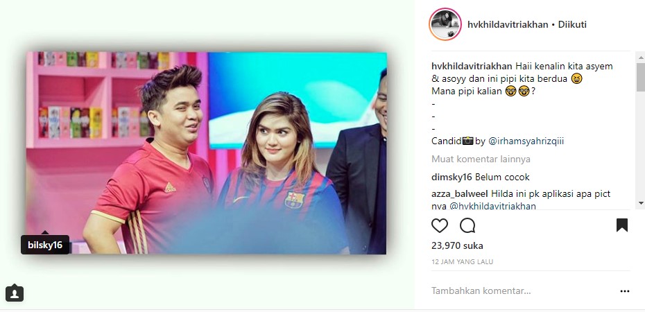 Billy Syahputra dan Hilda Vitria Punya Panggilan Sayang