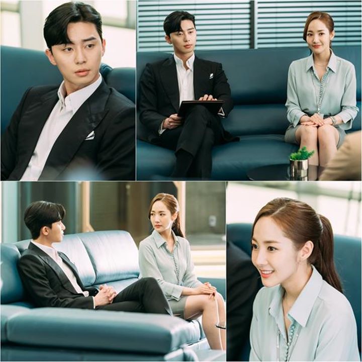 Wawancara Sekretaris Baru, Park Seo Joon-Park Min Young Beda Sikap di \'Why, Secretary Kim?\'