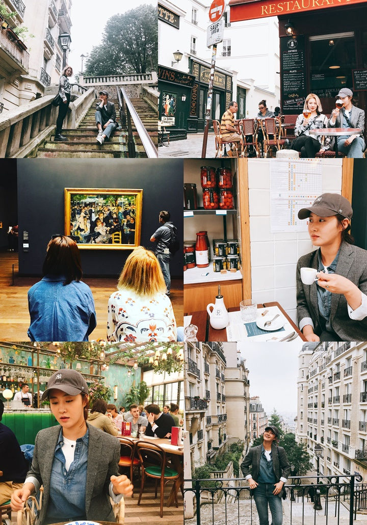 Yuri dan Hyoyeon di Paris