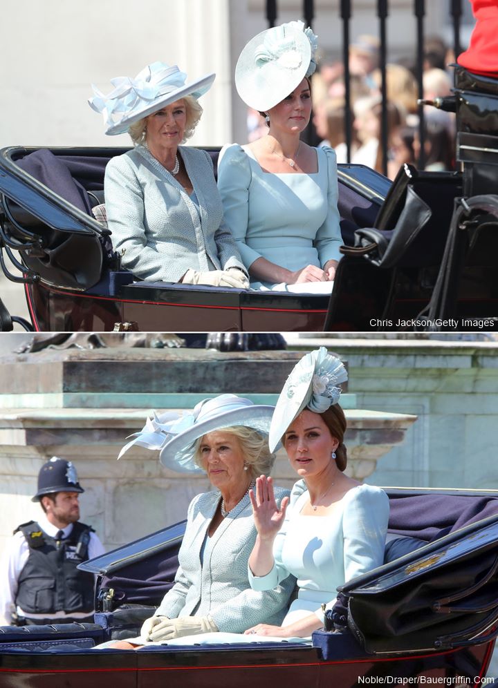 Camilla dan Kate Trooping the Colour