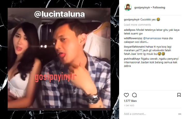 Lucinta Luna Mesra di Video Lip Sync \'Syantik\', Ely Sugigi Beri Komentar Nyinyir