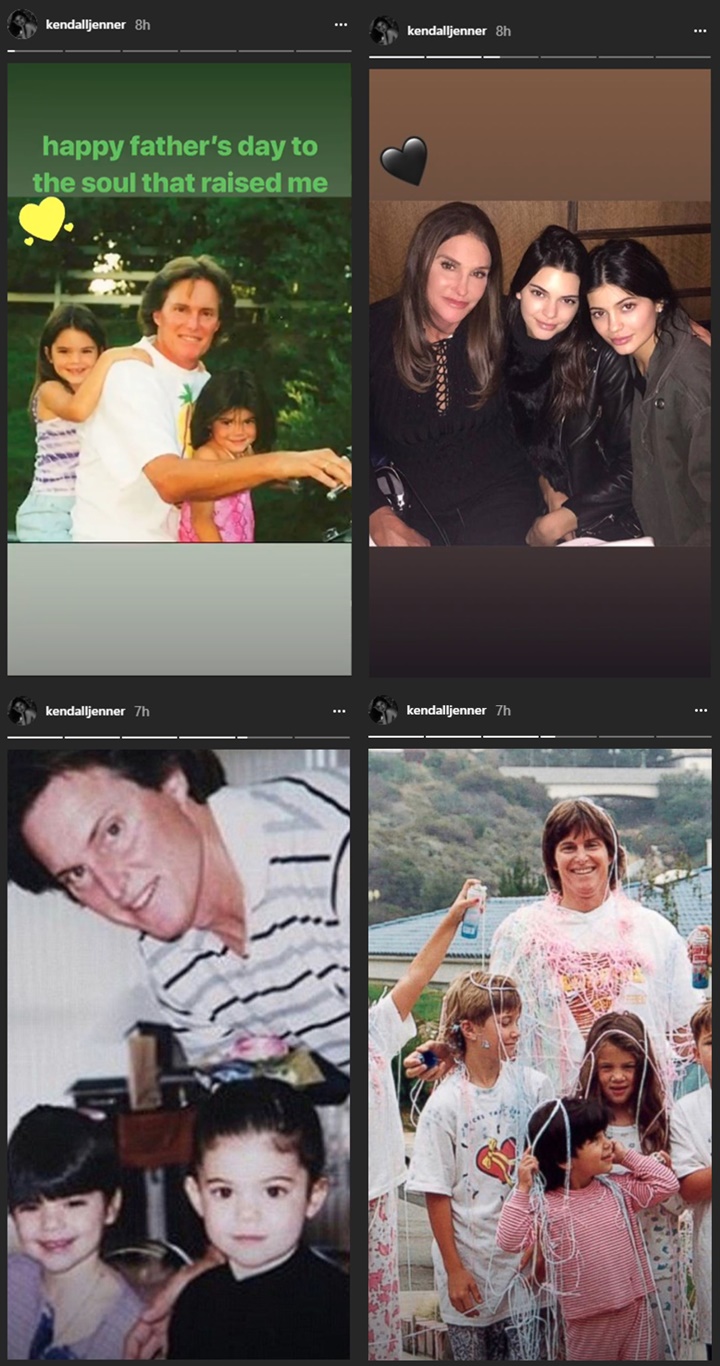 Rayakan Hari Ayah, Kendall dan Kylie Nostalgia Masa Kecil Bersama Caitlyn Jenner