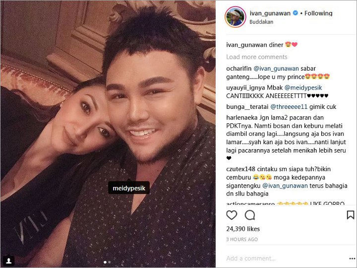 Ivan Gunawan Makan Malam Bersama Wanita Cantik