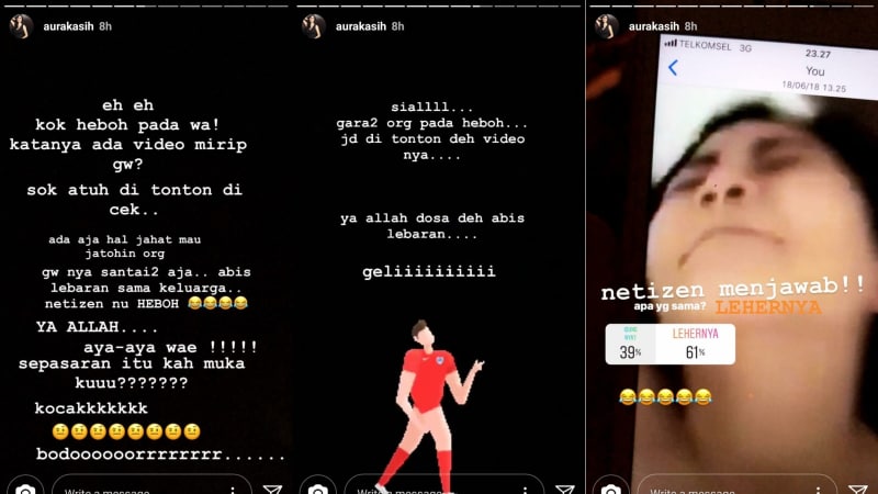Aura Kasih Soal Video Mesum Mirip Dirinya