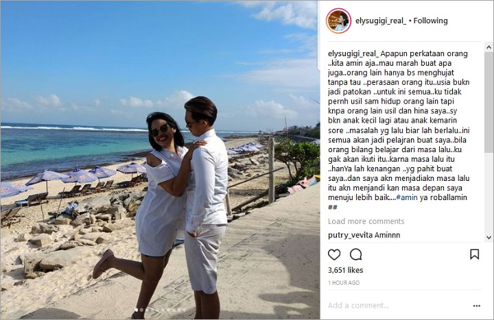 Mengaku Bukan Anak Kemarin Sore, Ely Sugigi Aminkan Hujatan Netter
