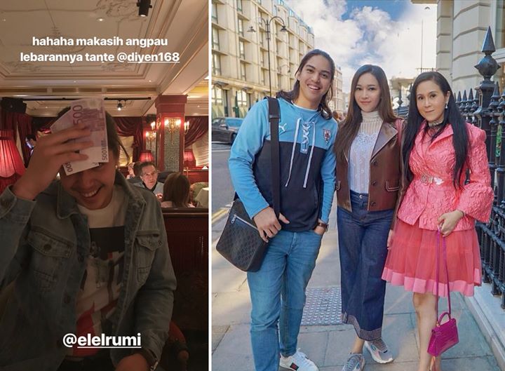 Maia Bahagia Pamer Sahabat Beri Uang Lebaran