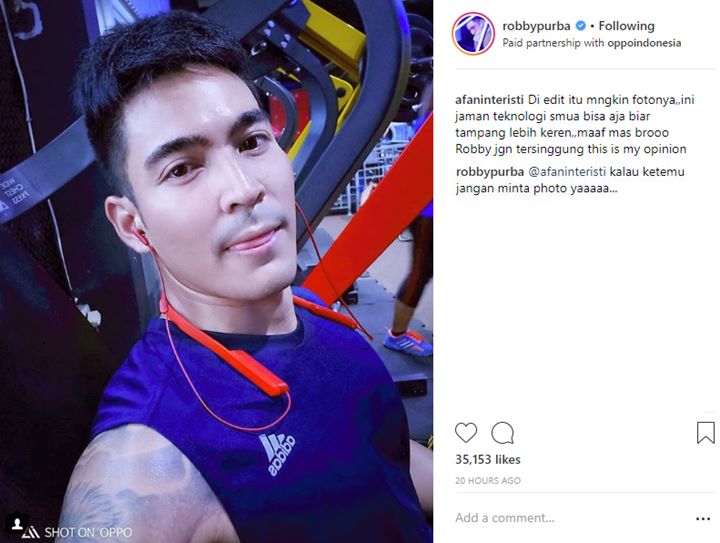 Robby Purba Dituduh Edit Foto