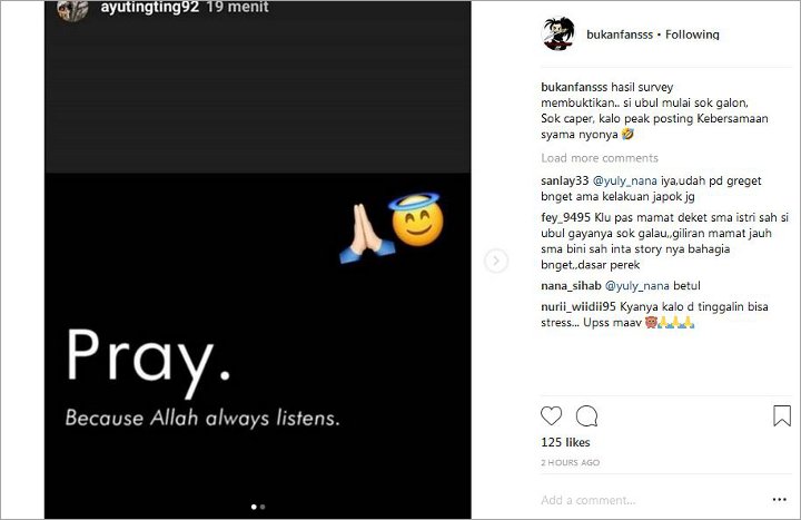 Ayu Ting Ting Curhat Doa