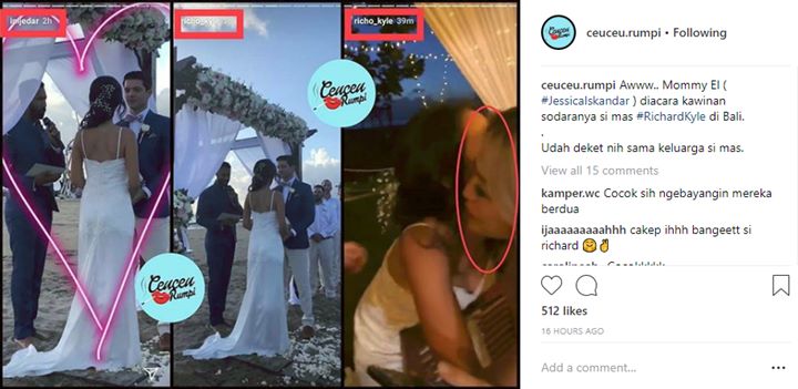 Jessica Iskandar Cium Pipi Kakak Richard Kyle
