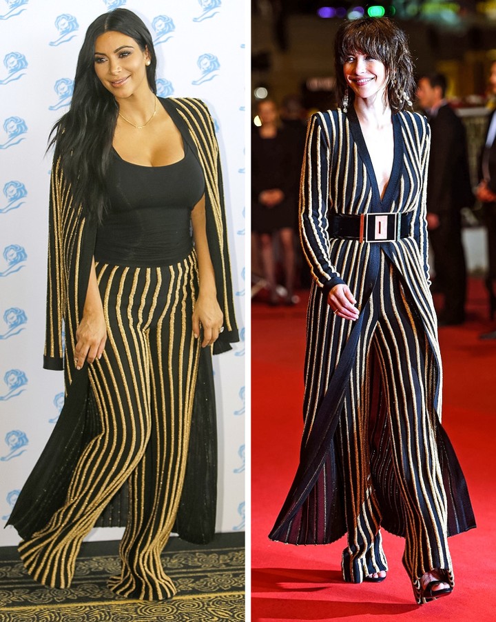 Kim Kardashian dan Sophie Marceau