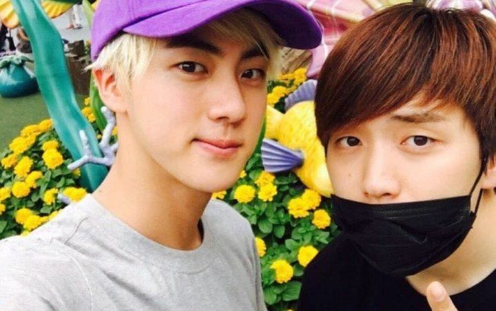 Sahabat Dekat, Jin BTS Asyik Nikmati Akhir Pekan Bersama Sandeul B1A4