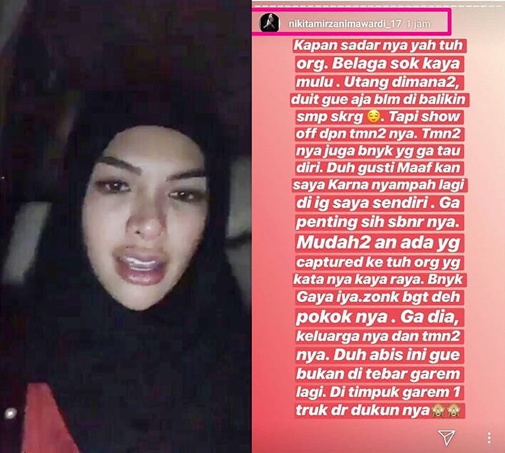 Nikita Mirzani Sindir Dipo Latief