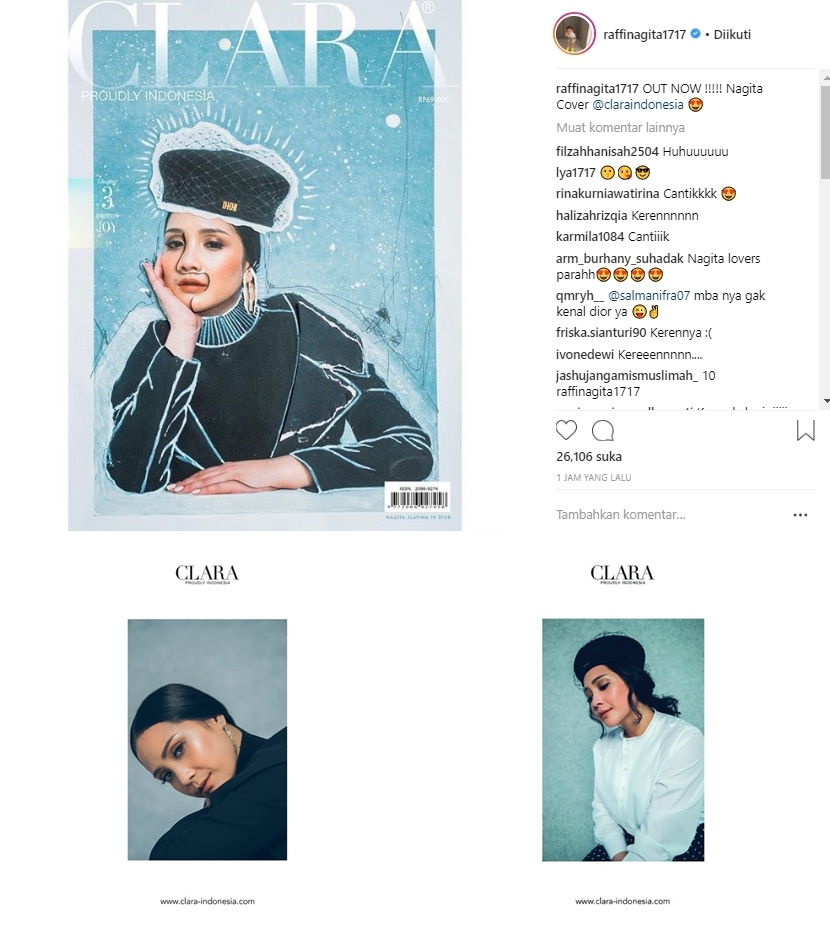 Nagita Slavina Cantik Jadi Model \'Clara\'