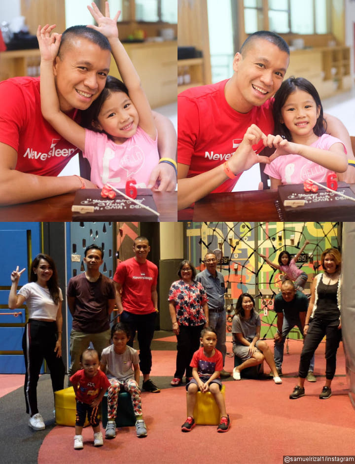 Samuel Rizal Rayakan ULtah Anak