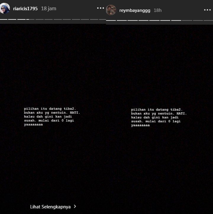 Insta Story Ria Ricis dan Pacar?