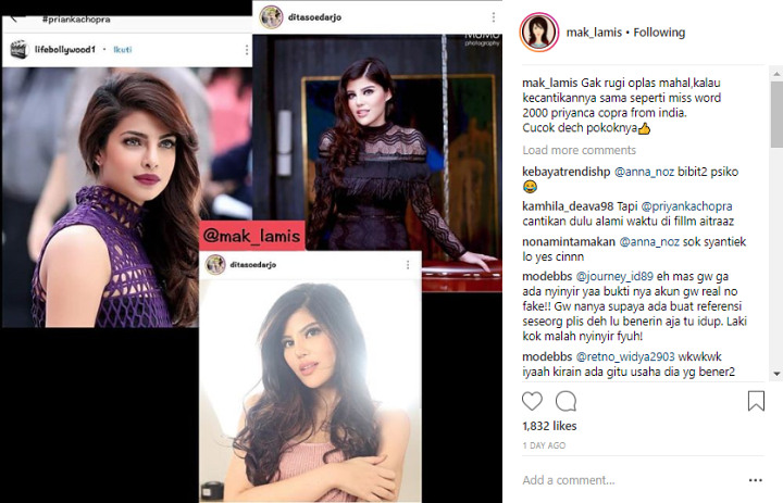 Disebut Mirip Priyanka Chopra, Calon Istri Denny Sumargo Diterpa Isu Operasi Plastik