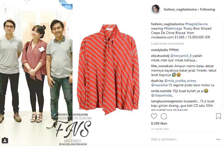 Harga Kemeja Nagita Slavina