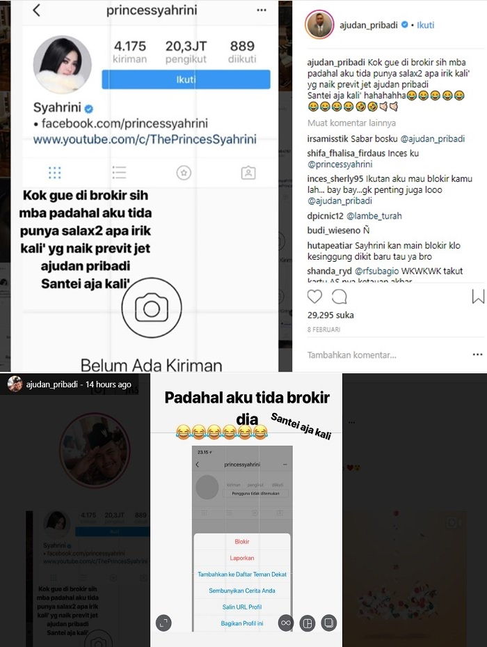 Ajudan Pribadi Kesal Diblokir Syahrini