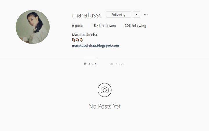 Akun Instagram Istri Juan Christian