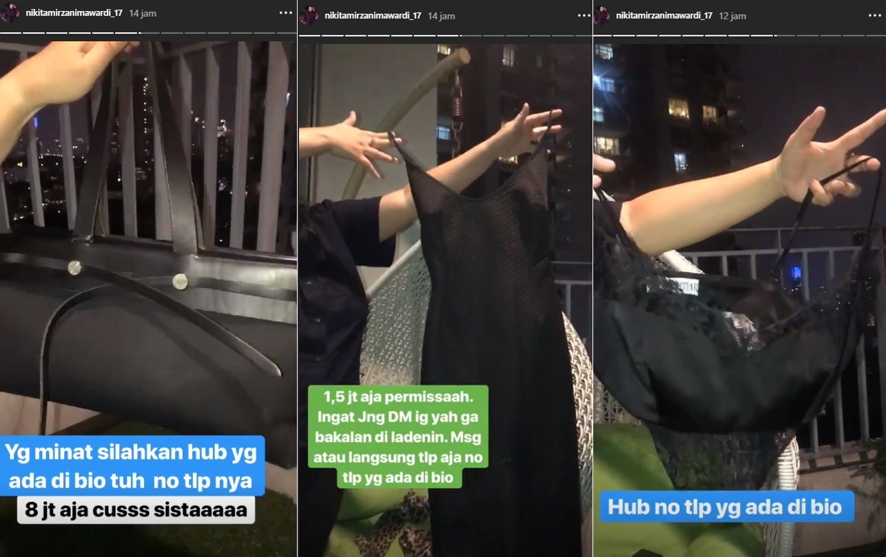 Nikita Mirzani Jual Baju dan Koleksi Mewah
