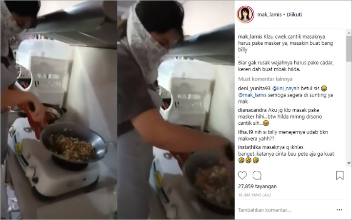 Dicibir Gara-Gara Pakai Barang Ini Saat Masak Buat Billy Syahputra, Hilda Dibela Netter