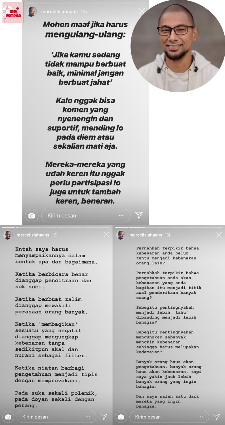 Banyak yang Nyinyir Soal Pembukaan Asian Games, Sindiran Bijak Marcell Siahaan Jadi Sorotan