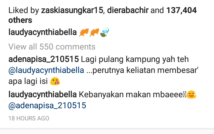 Jawaban Laudya Cynthia Bella