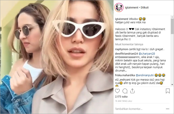 Nia Ramadhani dan Jessica Iskandar Sindir Netter Julid