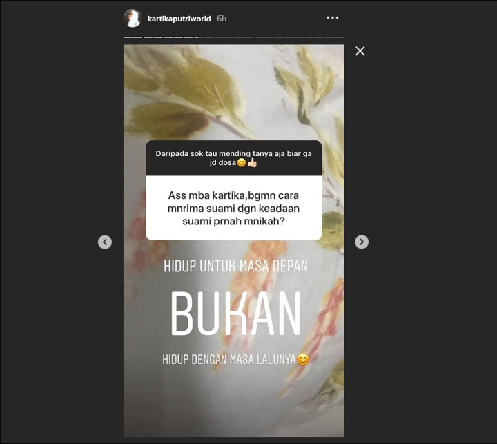 Kartika Putri Soal Masa Lalu Habib Usman