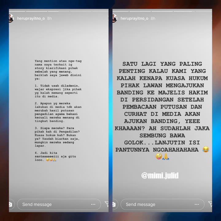 Nikita Mirzani Disindir Pengacara Kriss Hatta