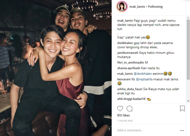 Teuku Rassya Bersama Wanita Diduga Kekasih Baru Sedang Teler