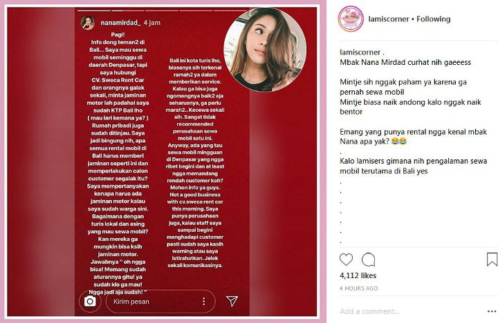 Curhatan Nana Mirdad