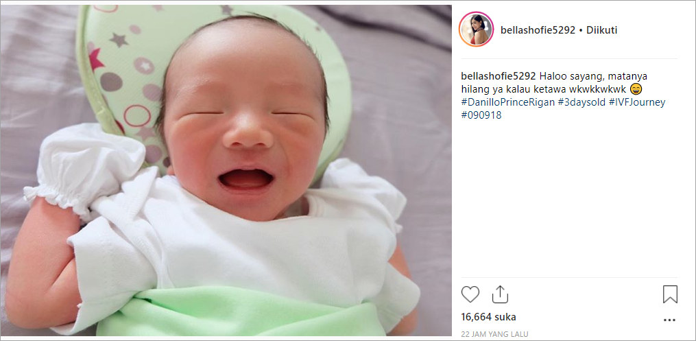 Bella Shofie Akhirnya Pamer Foto Pertama Bayinya, Wajah Ganteng Mirip Bule Dan Jago Pose