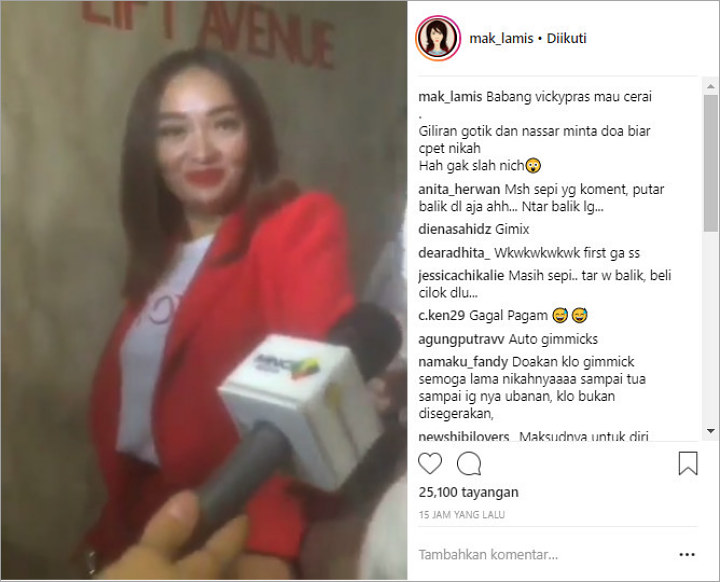 Jadi Mantan Tunangan Vicky Prasetyo, Begini Reaksi Zaskia Gotik Soal Perceraian Rumah Tangga Angel L