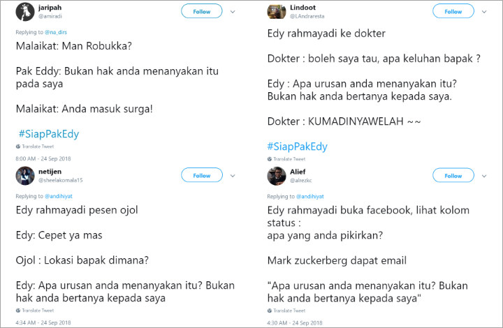 Trending Gara-Gara Semprot Aiman Wicaksono, Beredar Meme Kocak Ketua PSSI \'Siap Pak Edy\' 2