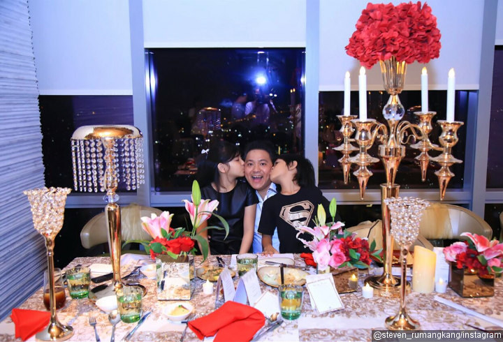 Steven Rumangkang Begitu Dekat dengan Lovely dan Junio