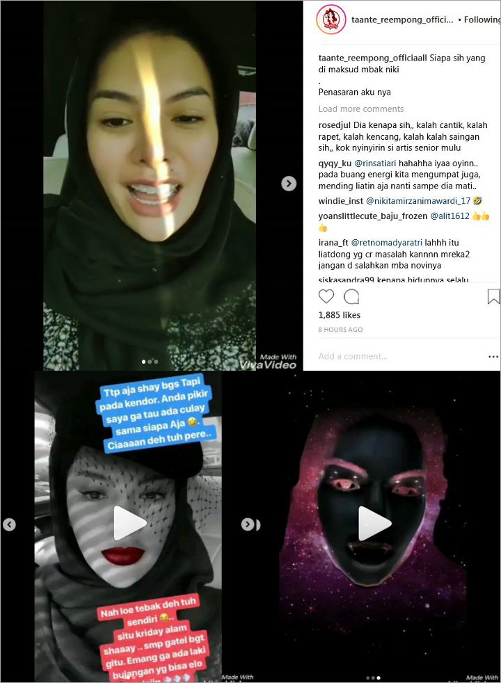 Nikita Mirzani Sindir Artis Senior