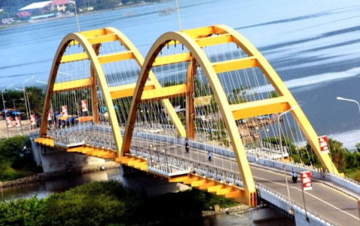Menyedihkan, Kondisi Jembatan Ponulele Kota Palu yang Hancur Lebur Akibat Gempa Donggala