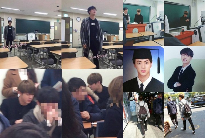 Foto-Foto Lawas Jin BTS Saat Masih Kuliah Viral, Netter Soroti Fakta Ini