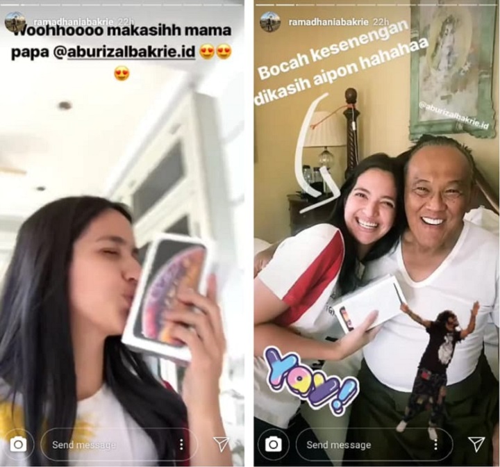 Nia Ramadhani dan Aburizal Bakrie